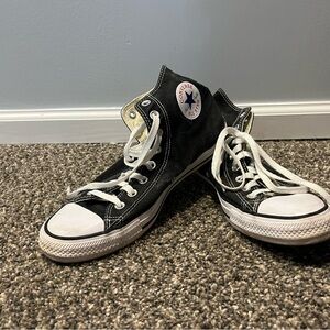 Converse Black and White High-Top Sneakers
